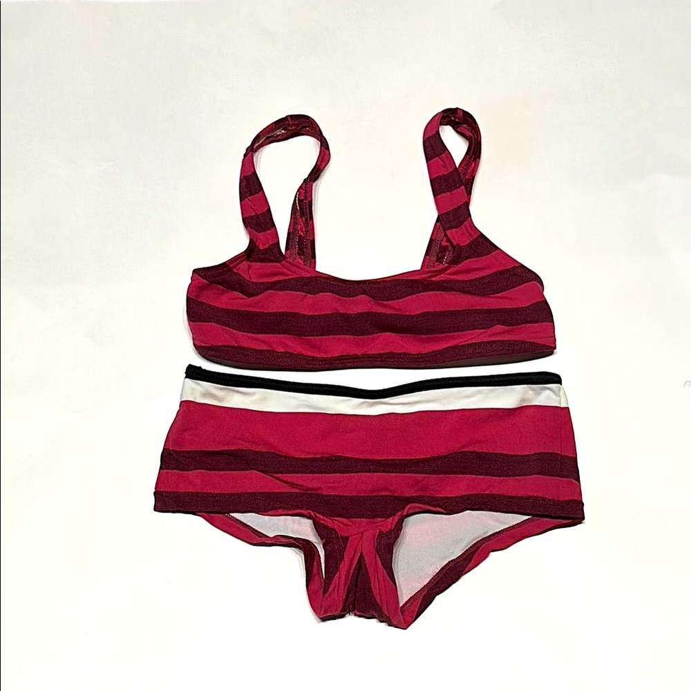 Toddler Girls Striped 2-Piece Swim Set - LNUC